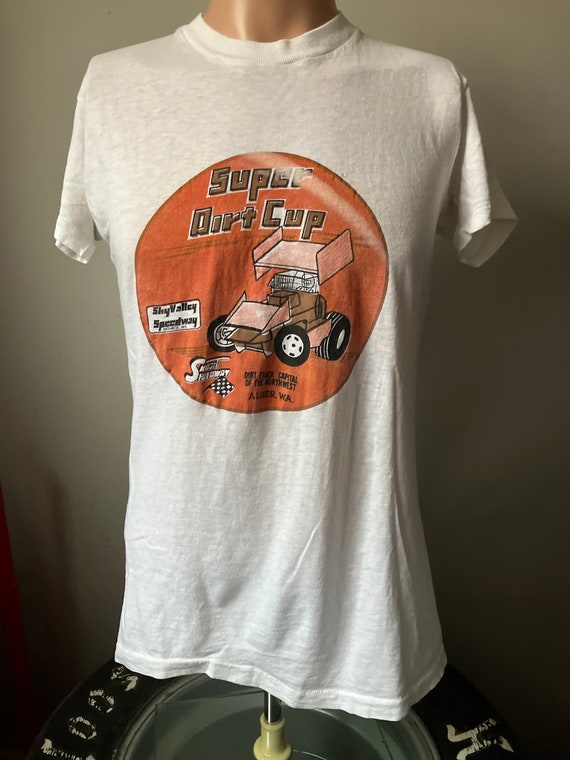 Vintage Skagit Dirt Cup Outlaw Sprint T-Shirt L 70