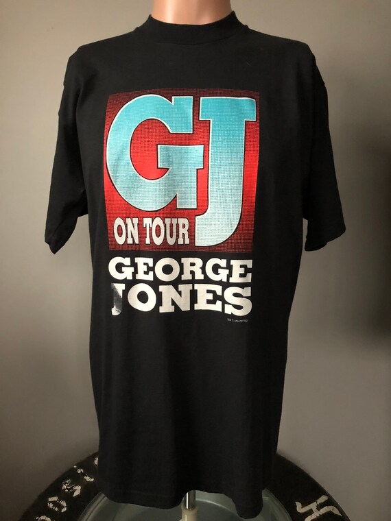 George Jones No Show On Tour T-Shirt L 90’s