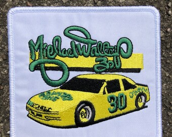 Deadstock Michael Waltrip Country Time Lemonade Embroidered Patch 80’s