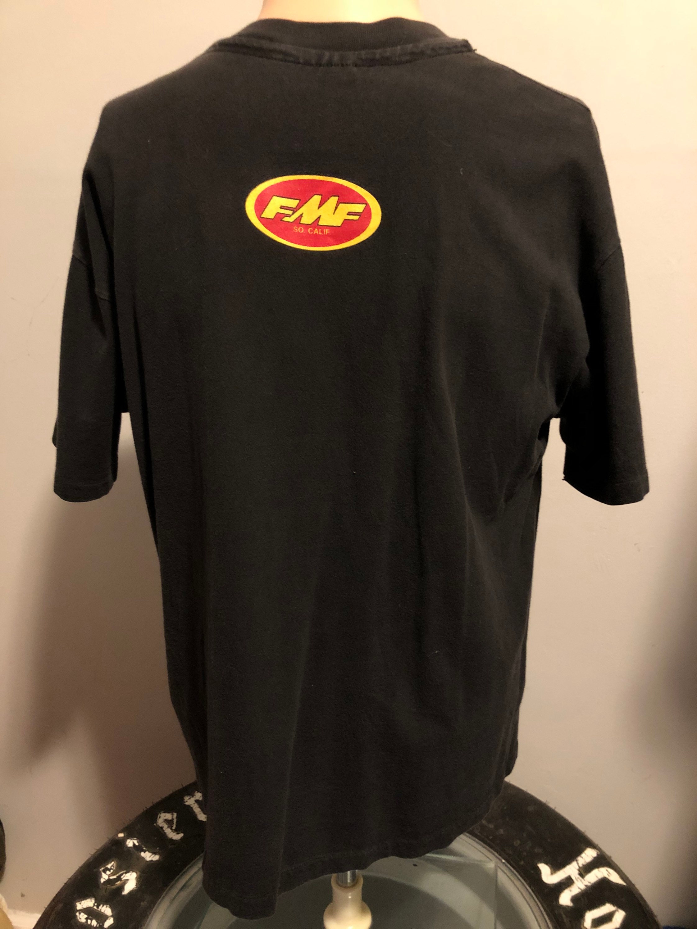 Vintage FMF Pipes Logo T-Shirt L 90’s Vintage FMF Pipes Logo T-Shirt L 90’s