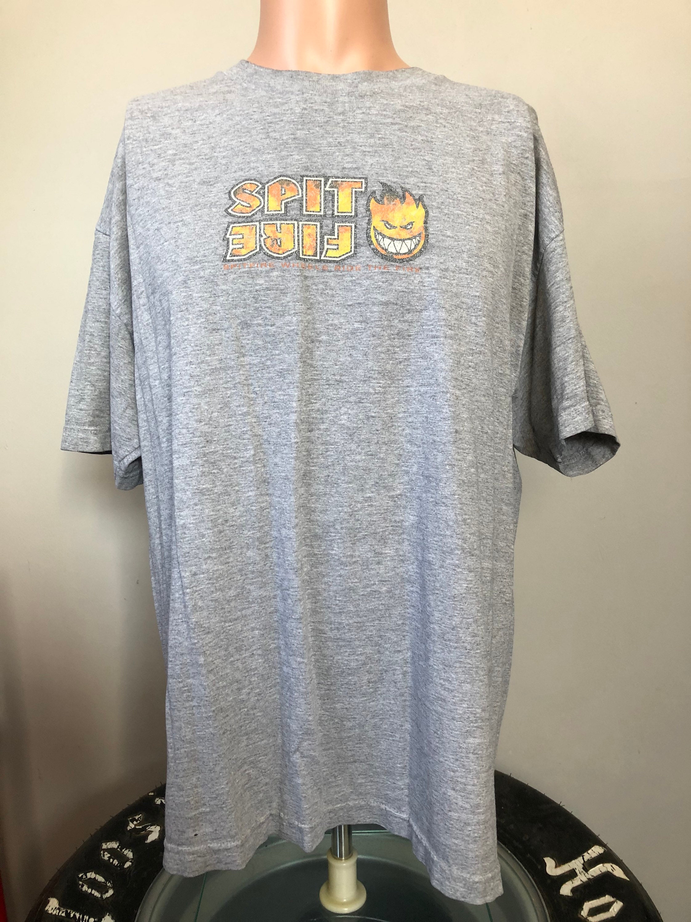 Vintage Spitfire Wheels Ride the Fire T-shirt XL 90s - Etsy