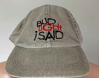 Gorra Bud Light I Said Jerky Boys Strapback de los 90, sin usar