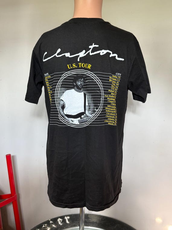 Vintage Eric Clapton 1992 World Tour T-shirt L 90s - Gem