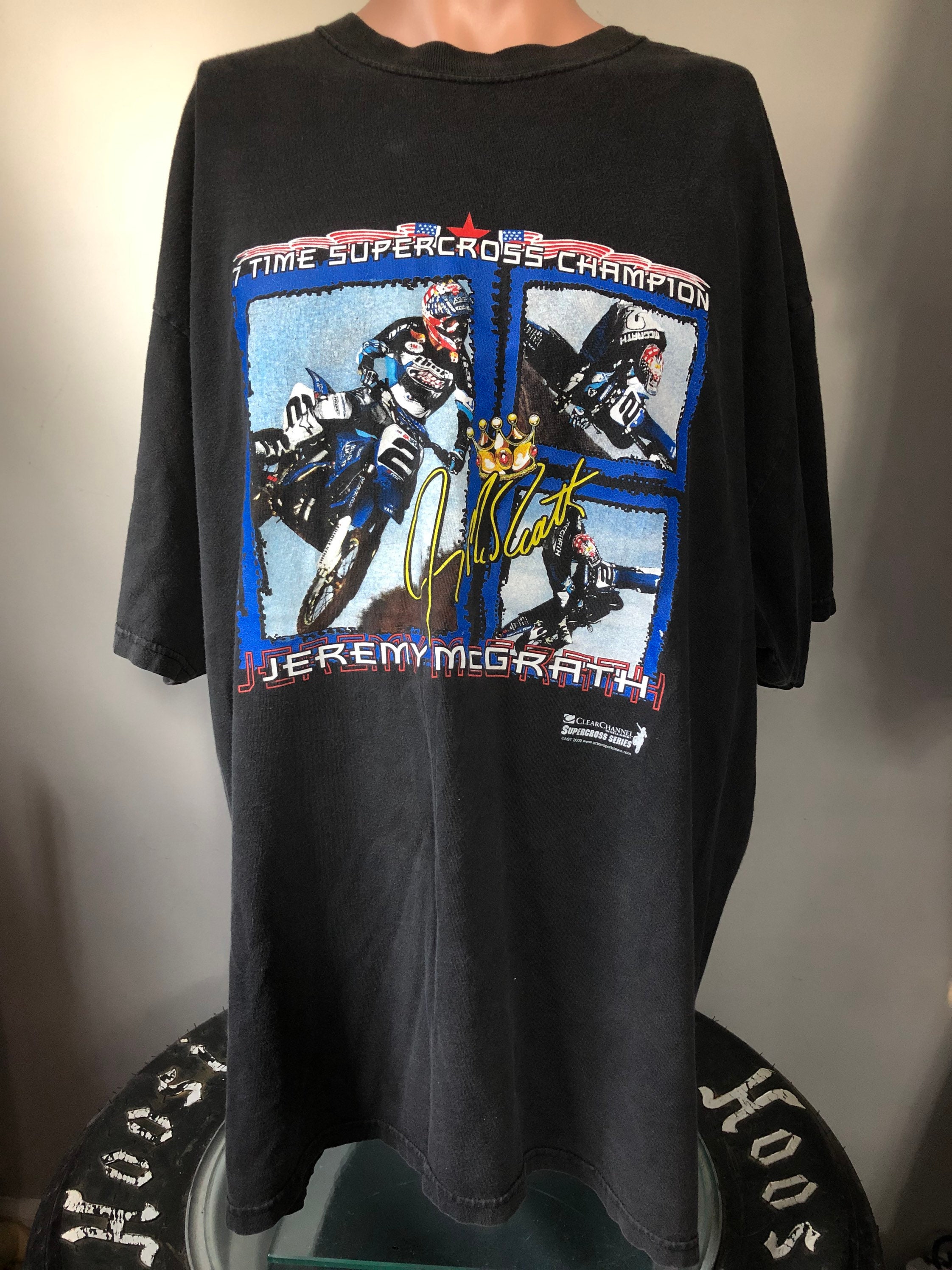 Jeremy Mcgrath 7 Time Supercross Champion T-shirt XL 2000s - Etsy