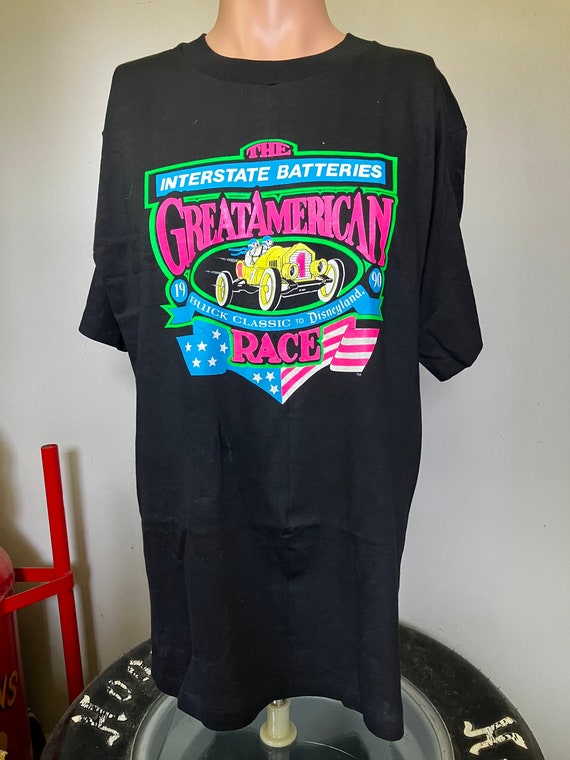 Deadstock 1990 Great American Race T-Shirt L 90s