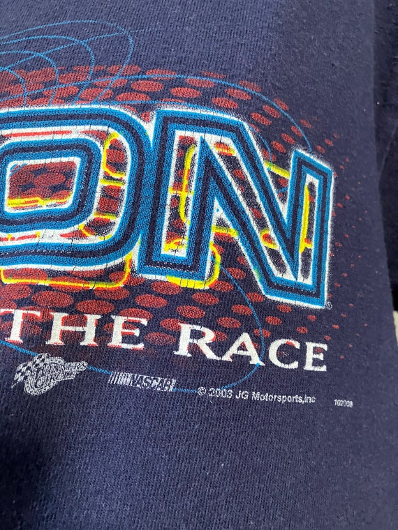 Jeff Gordon Face The Race T-Shirt M 2000s - image 2