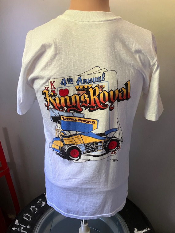 Eldora Speedway 1987 Kings Royal T-Shirt M 80’s - image 2