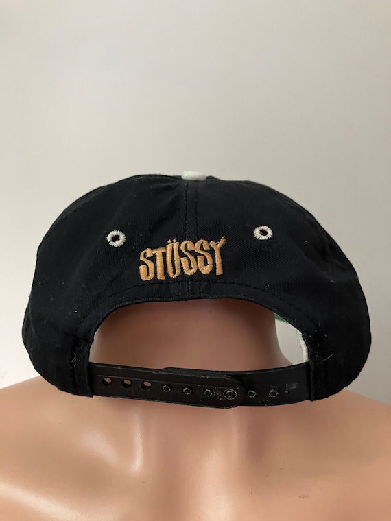 Vintage Stussy S Crown Snapback Hat 90's - Etsy