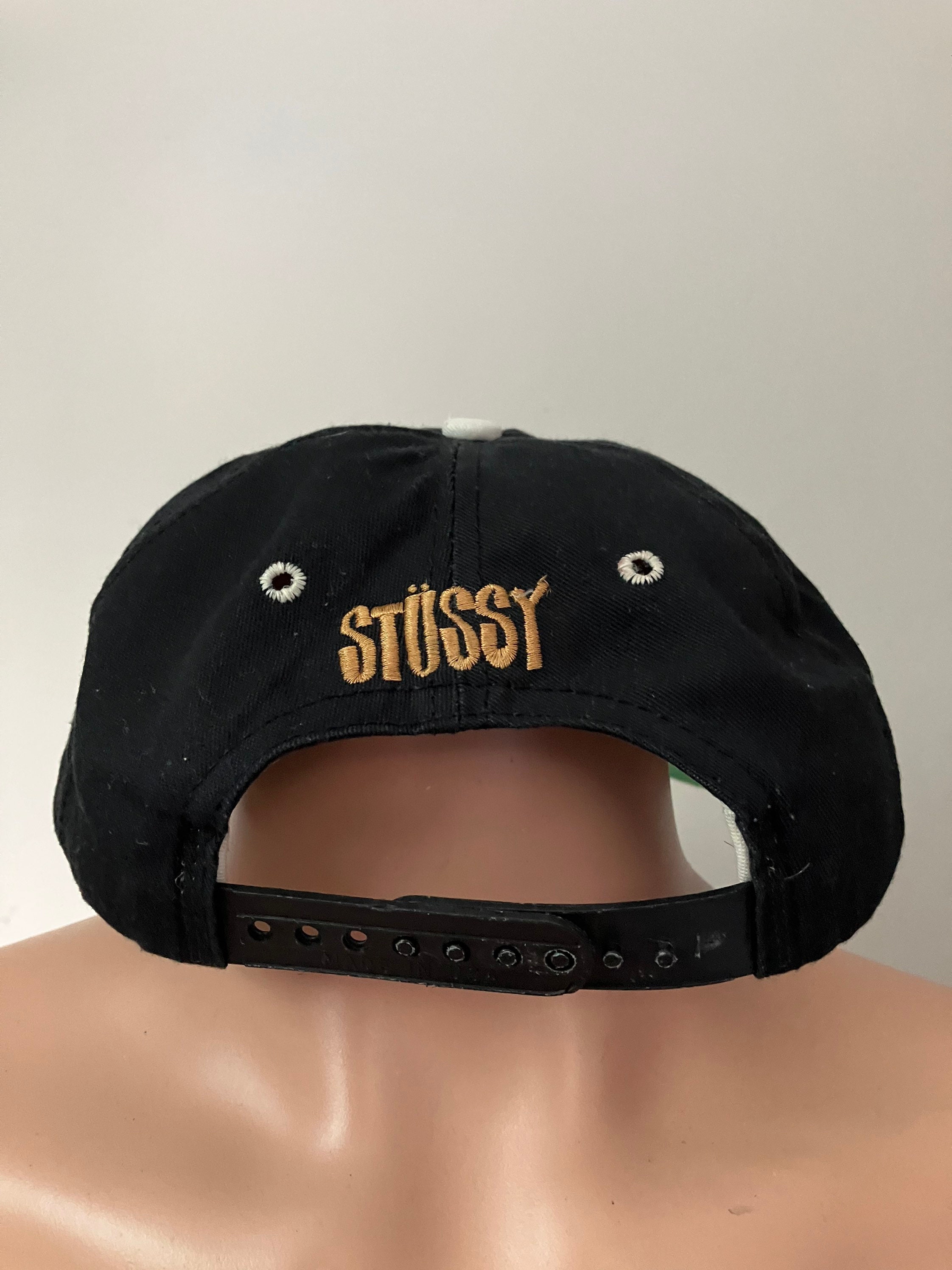 Vintage Stussy S Crown Snapback Hat 90's - Etsy