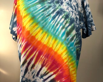 American Classic Rainbow Tie Dye T-Shirt XL 90’s