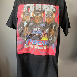 Deadstock Kenny Wallace TIC Pit Crew T-Shirt L 90’s