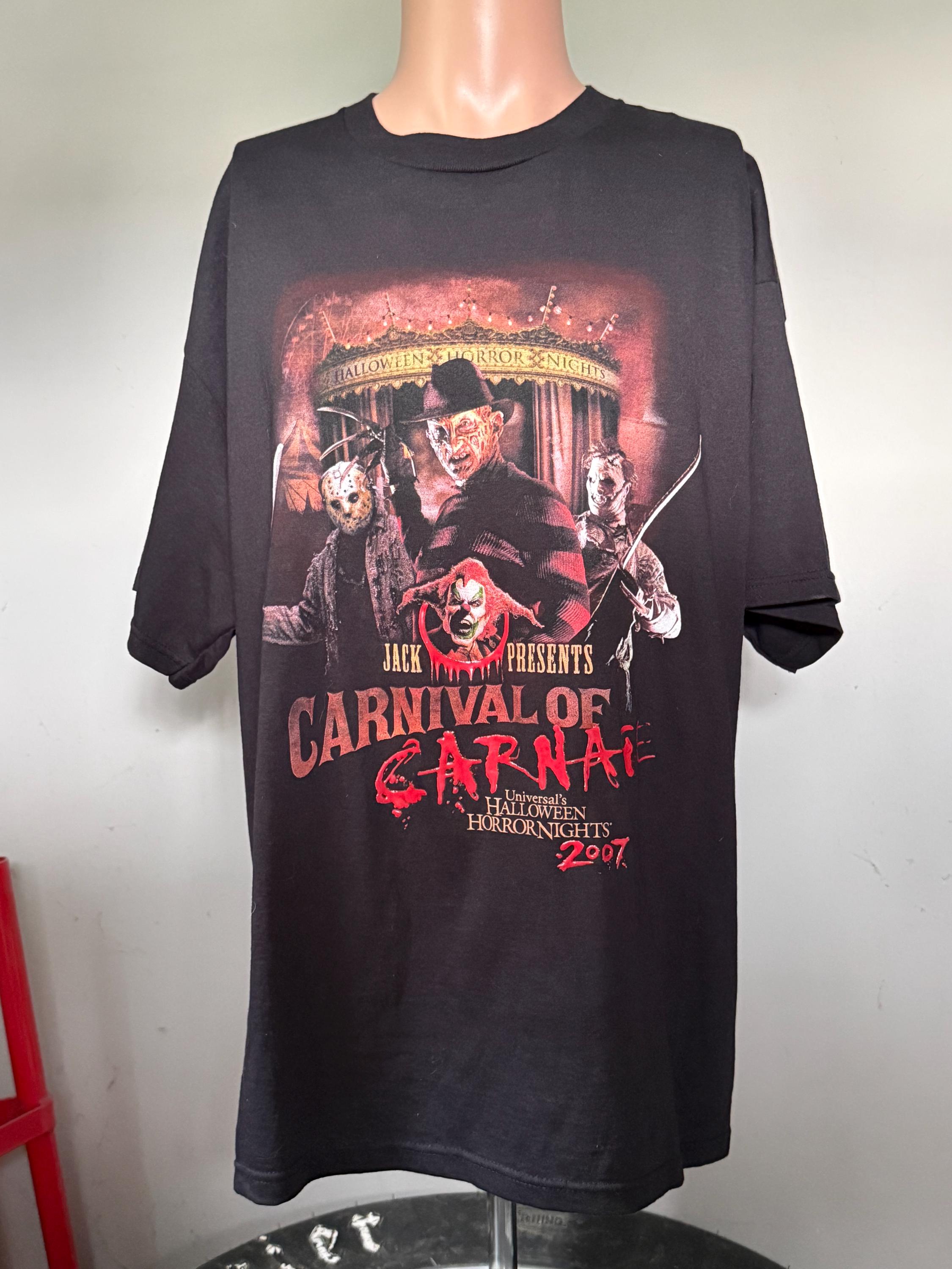Universal Studios Halloween Horror Nights 2007 T-shirt XL 2000s - Etsy