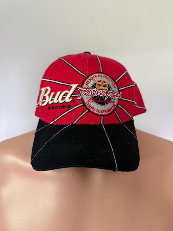 Deadstock Kenny Bernstein Bud King A Run To Remember Adjustable Hat 2000s
