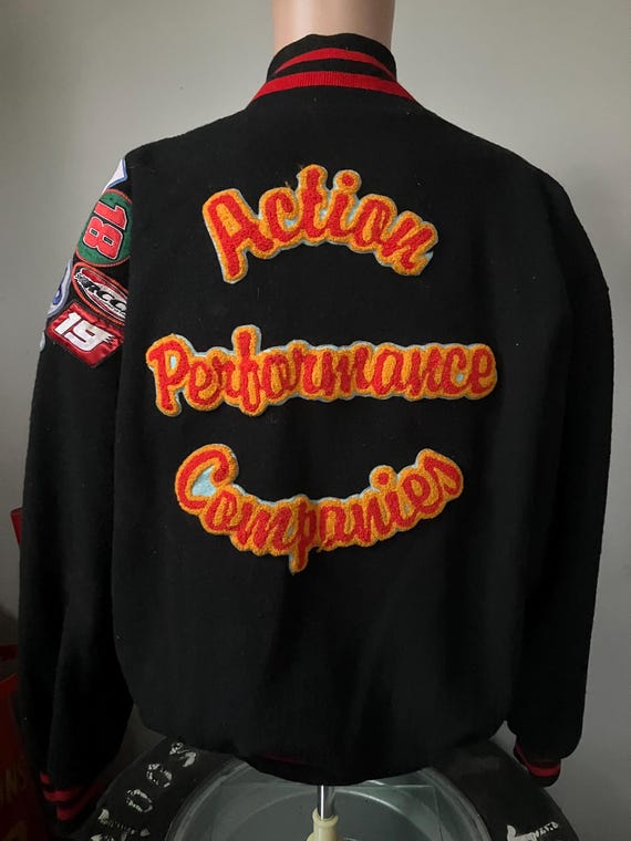 Rare Action Performance Companies Bomber Jacket M… - image 2