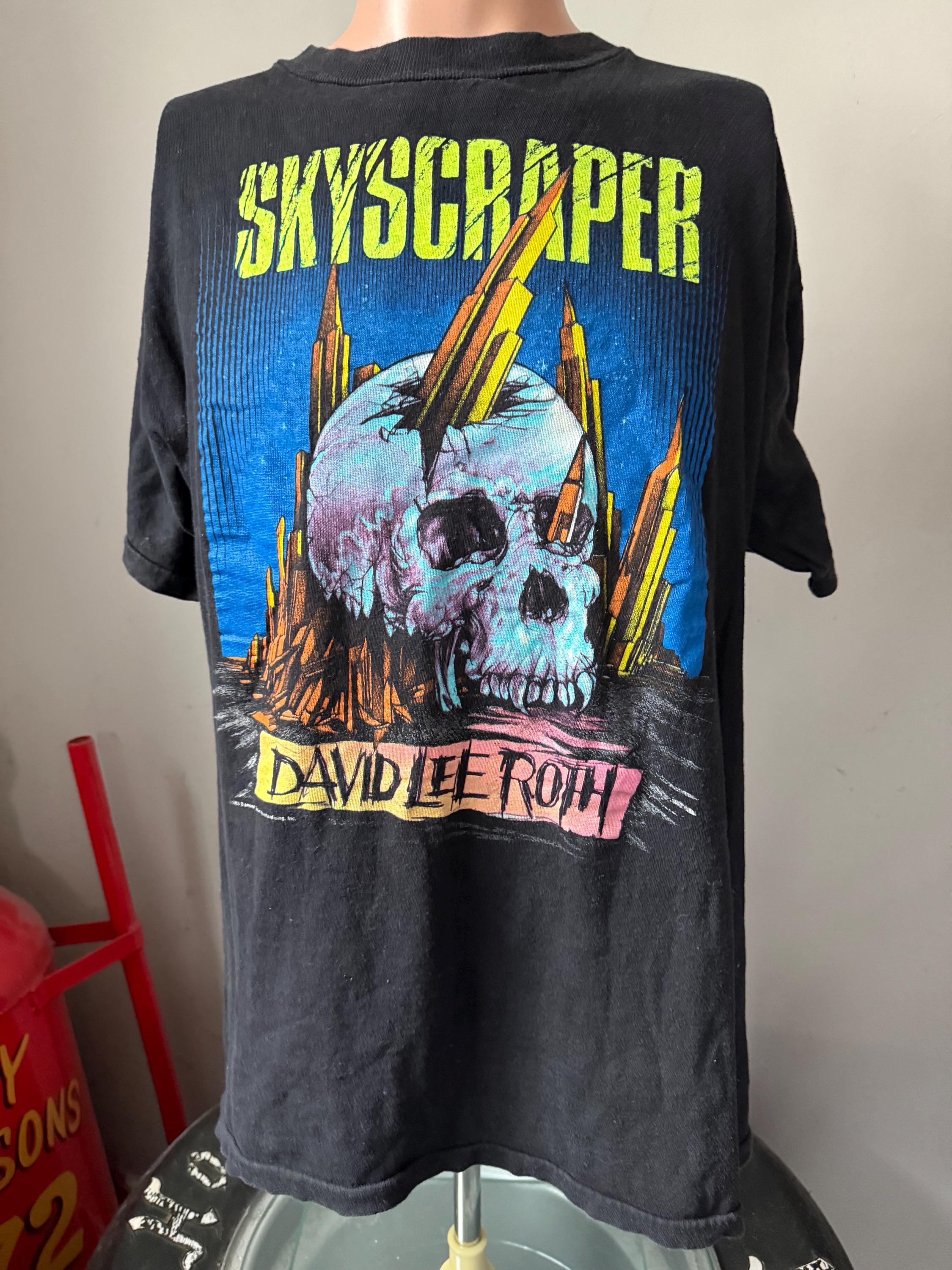 Original Vintage 1988 David Lee Roth Skyscraper Tour Tee