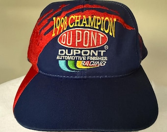 Vintage Jeff Gordon Hat 90s Strapback NASCAR 2001 Winston Cup