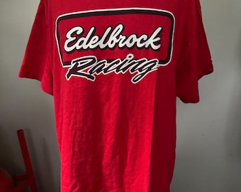 Vintage Edelbrock Racing Logo T-shirt XXL 90-tal