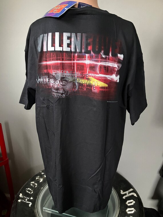 Deadstock Jacques Villeneuve Smiling Spellout T-Shirt 2000s