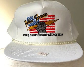 Deadstock John Force World Championship Attack Tour Strapback Hat 90’s