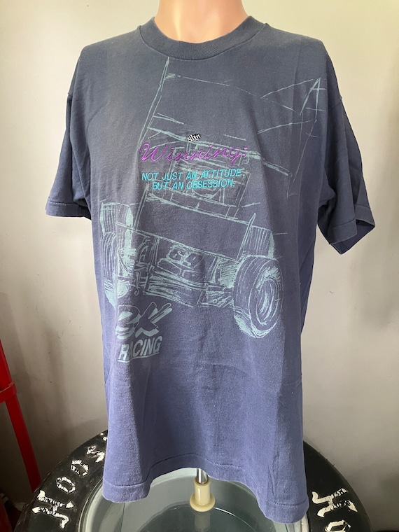 Vintage Brent Kaeding Sprint Car T-Shirt L 90’s