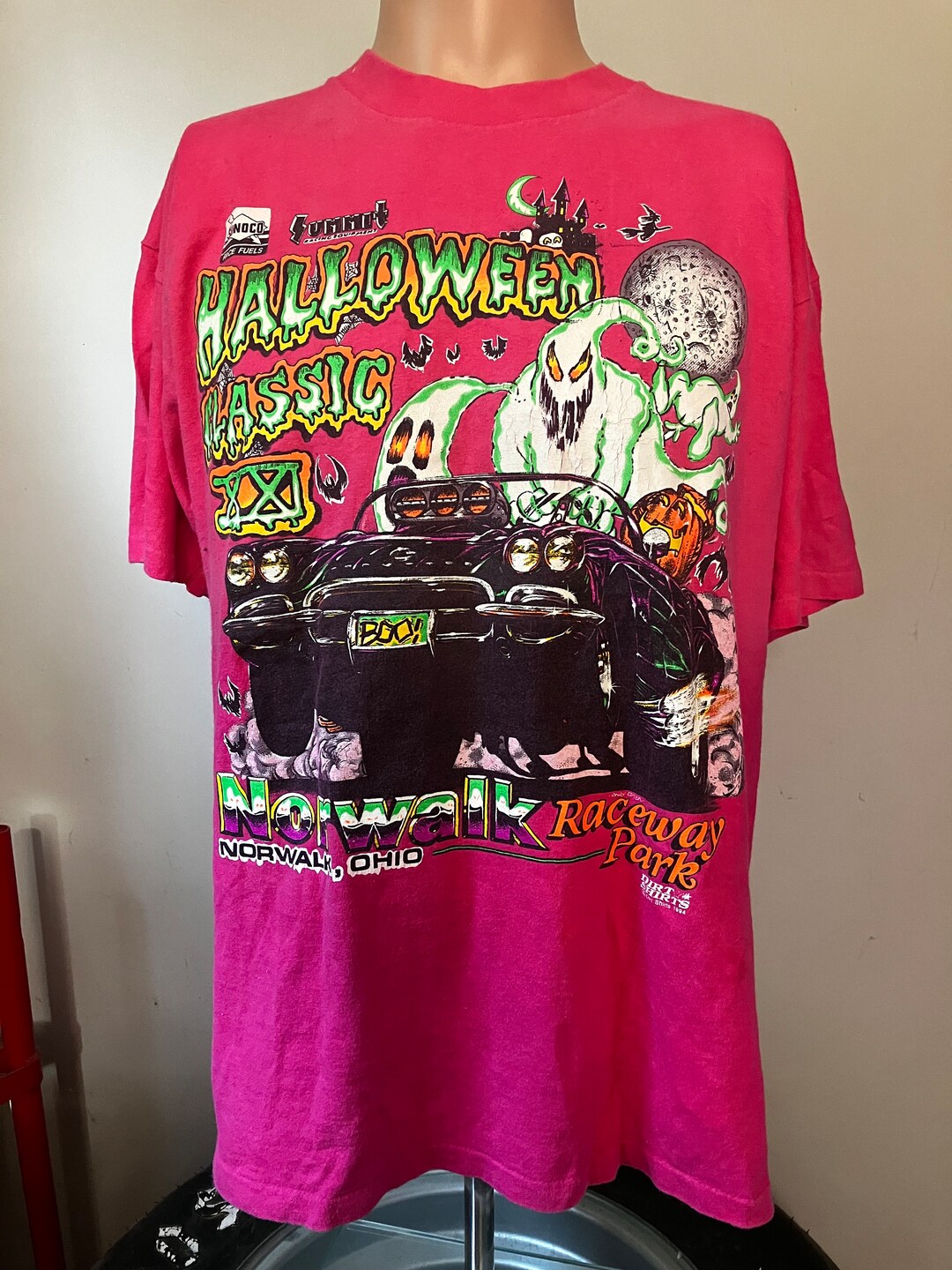 Rare Norwalk Raceway Park Halloween Classic 21 Tshirt L 90s Etsy