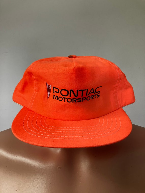 Deadstock Pontiac Motorsports Neon Snapback Hat 90