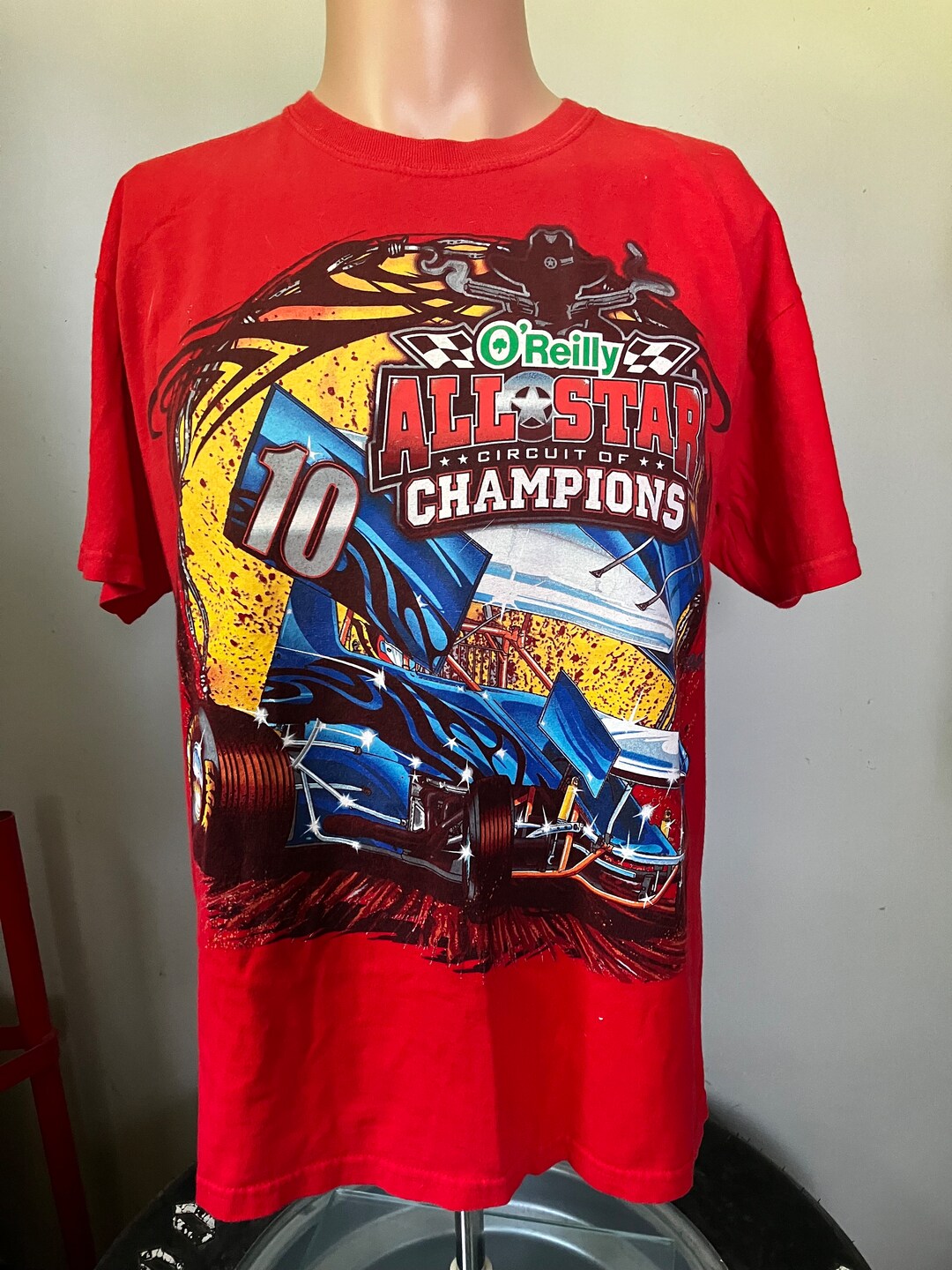 Oreillys All Star Circuit of Champions 2010 Tour Tshirt M Etsy