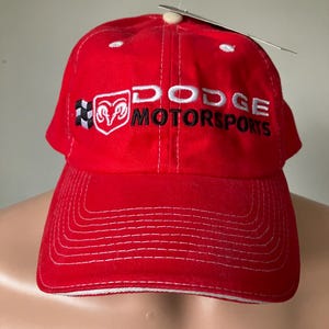 Deadstock Dodge Motorsports Strapback Hat 2000s