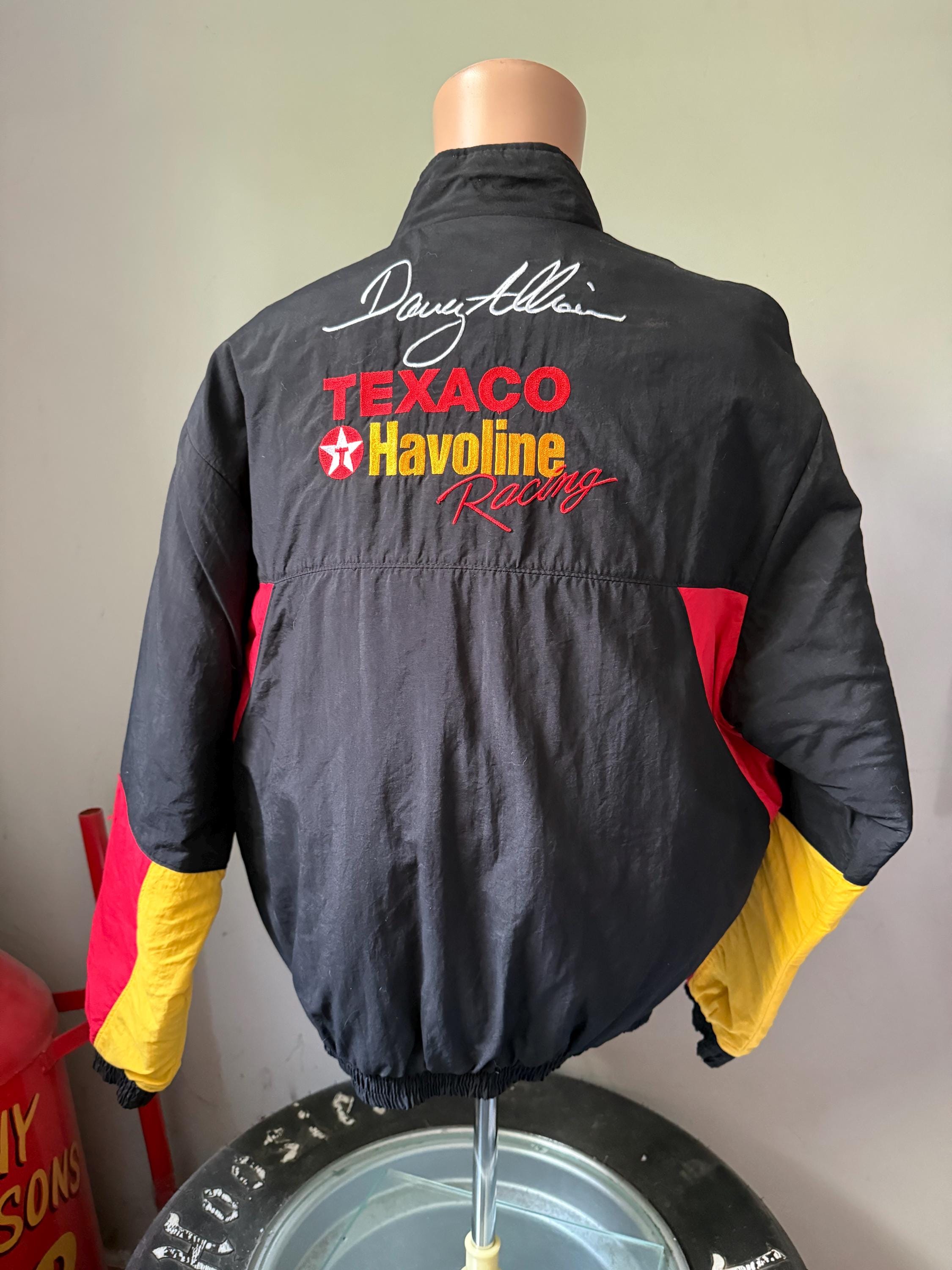 レア物Havoline 28 スタジャン JH DESIGN ブラック Deadstock Davey Allison Texaco Havoline Winter Jacket XL 90's - Etsy