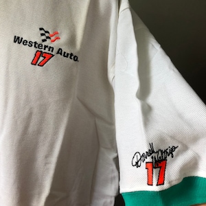 Deadstock Darrell Waltrip Western Auto Polo Shirt XL 90’s