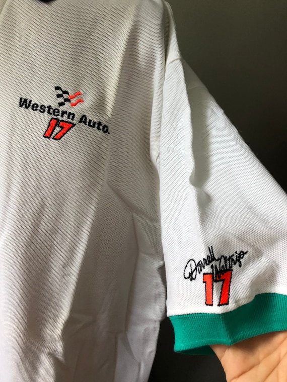 Deadstock Darrell Waltrip Western Auto Polo Shirt 