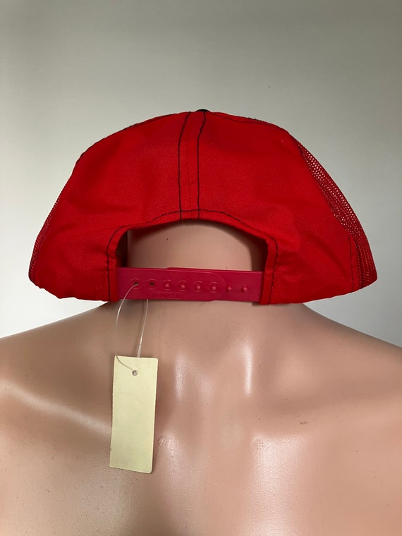 Deadstock Coca Cola Patch Mesh Snapback Hat 80’s - image 2