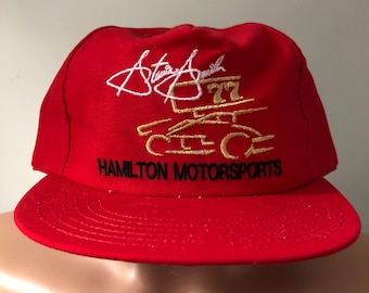 Deadstock Stevie Smith Hamilton Sprint Car Snapback Hat 90’s