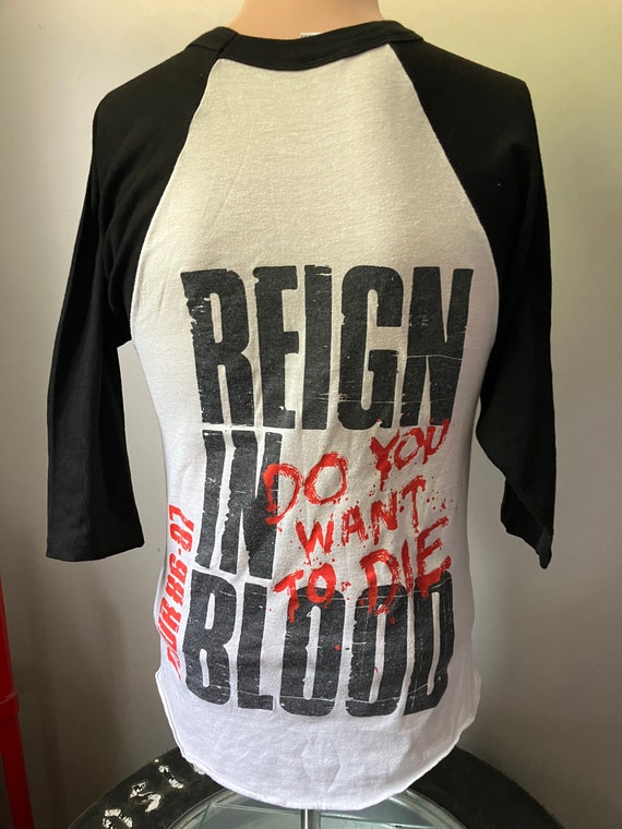SLAYER REIGN IN BLOOD はさまり TOUR86-87 TシャツS