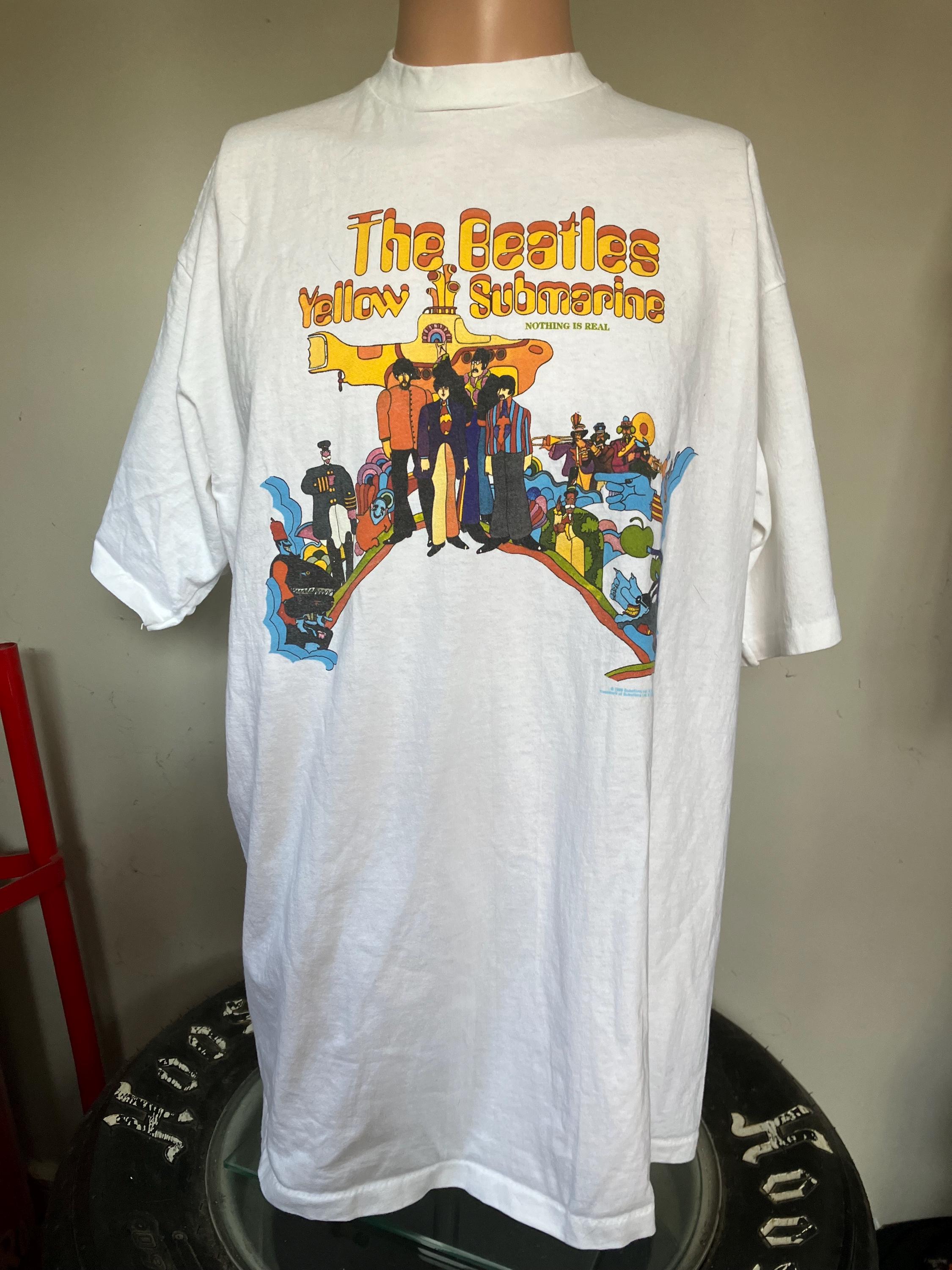 Amazon.com: The Beatles - Yellow Submarine Logo T-Shirt
