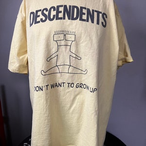 Vintage Descendents I Don't Want to Grow up T-shirt XL 80's SST