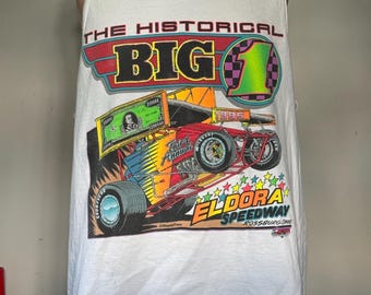 Eldora historischen Big One 1995 Tank Top XL 90er Jahre