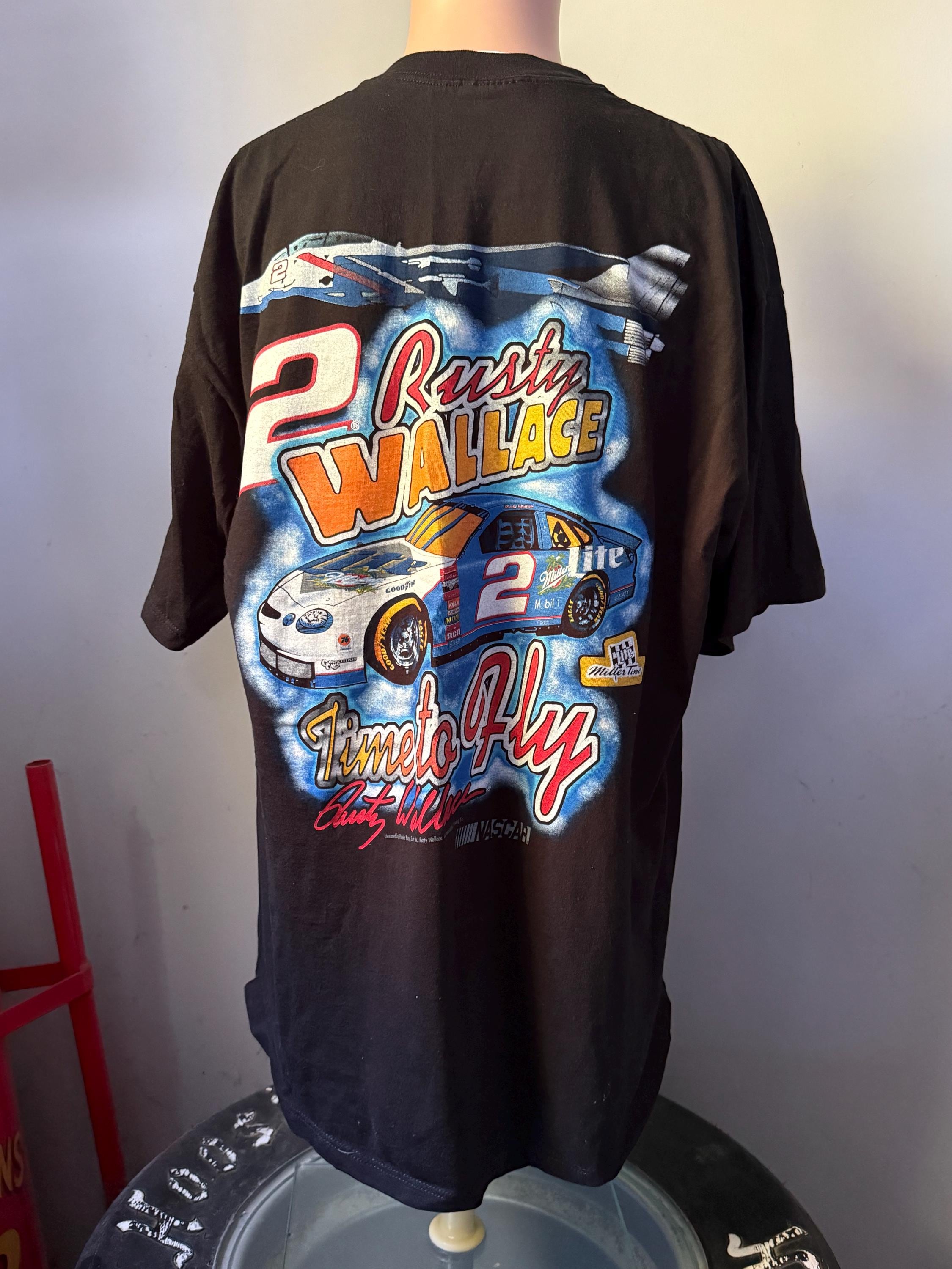 90s NASCAR Lite beer Racing レーシング シャツ 古着 90s NASCAR 「ROLLING ON TOUR 1998」 レーシング Tシャツ