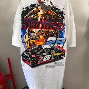 値引きします。 MANAV 赤 ラガーシャツ 8/10 Deadstock Ricky Rudd Havoline/marines T-shirt XL 2000s - Etsy