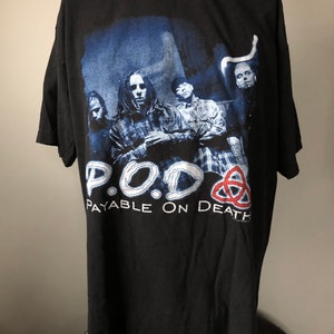 Vintage POD Payable on Death T-shirt XL 90's Giant - Etsy