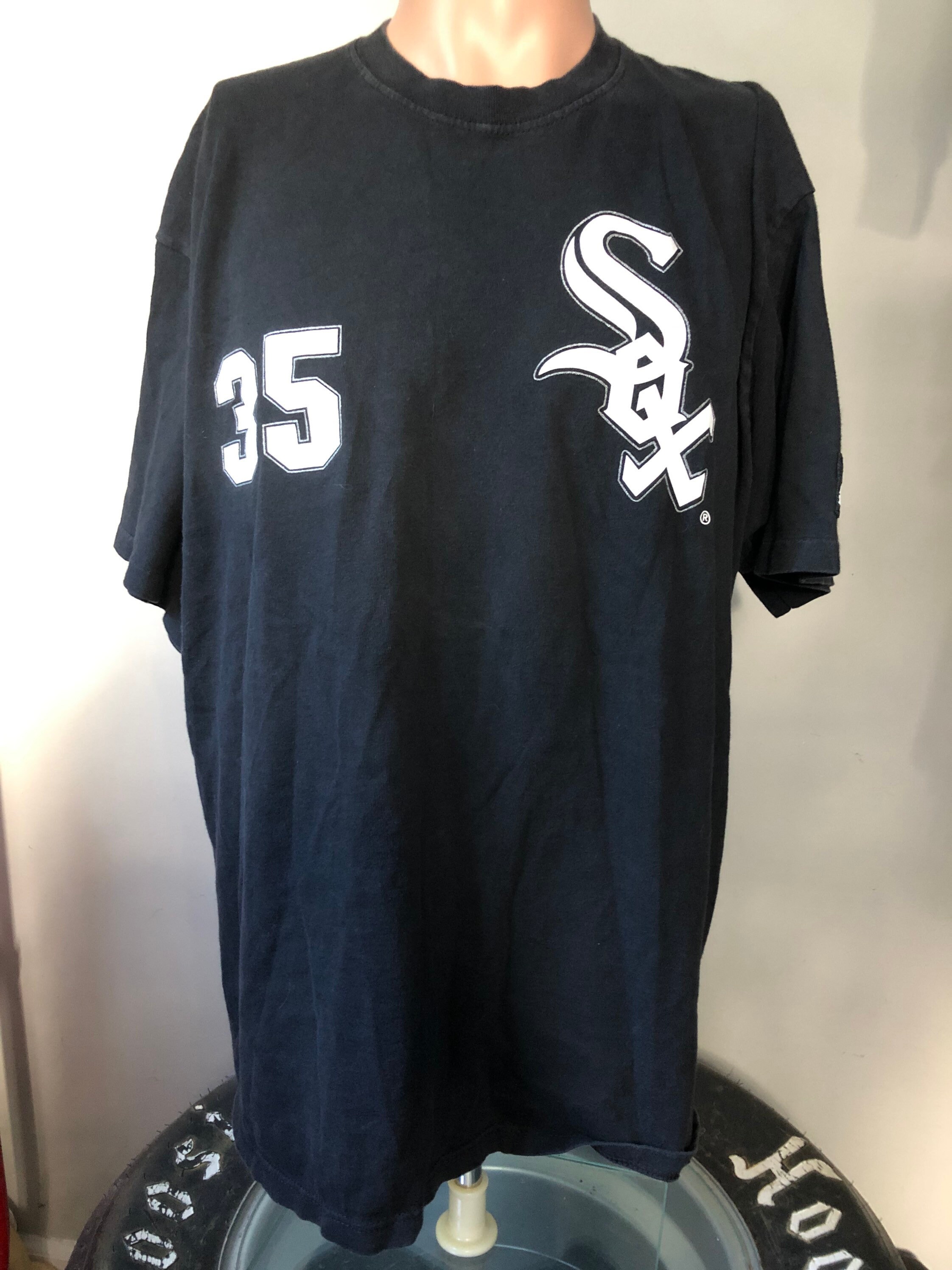 Youth Black Chicago White Sox Tie-Dye T-Shirt Size: Large