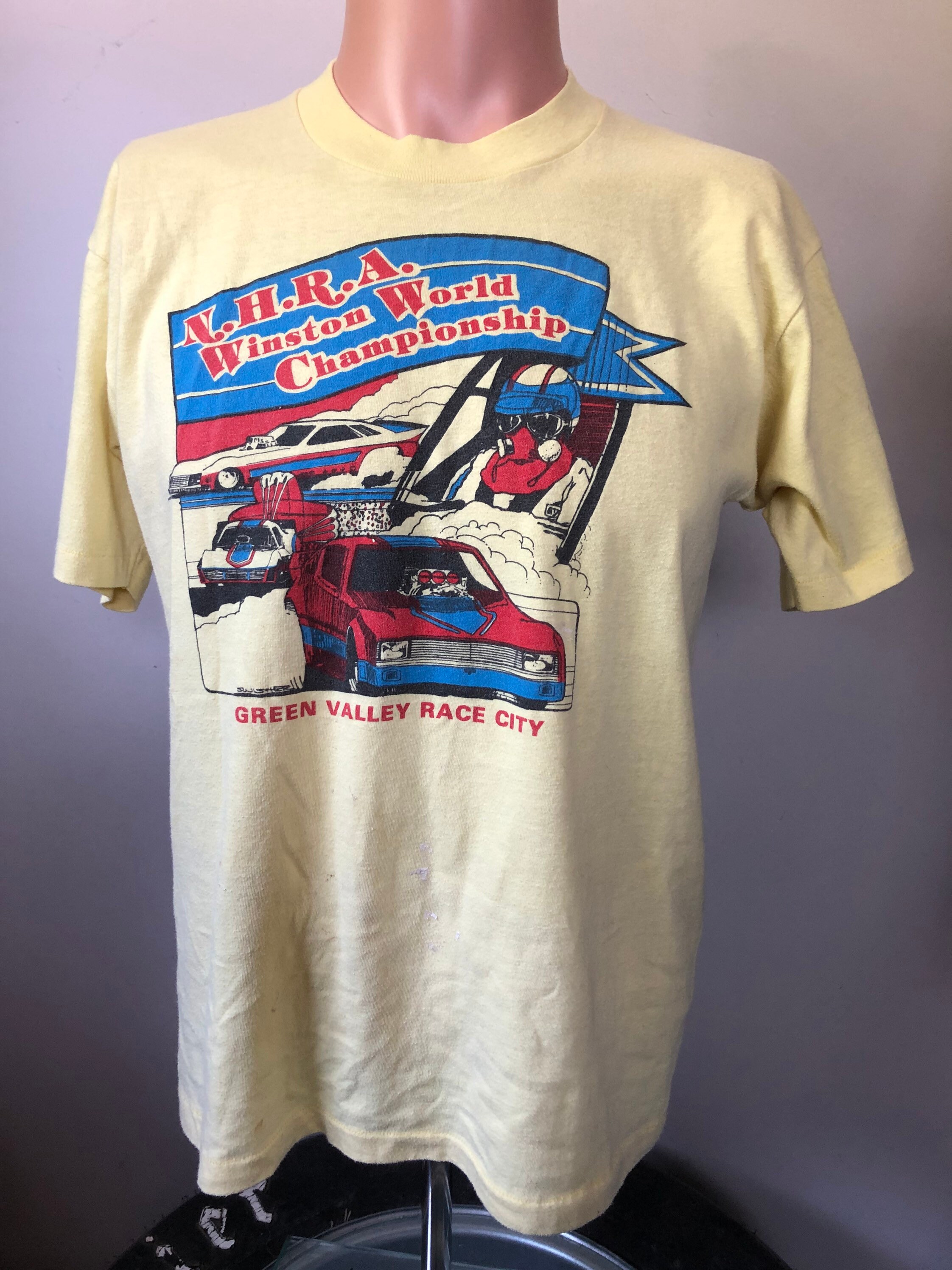 Vintage NHRA Winston World Championship T-Shirt L 70s | Etsy