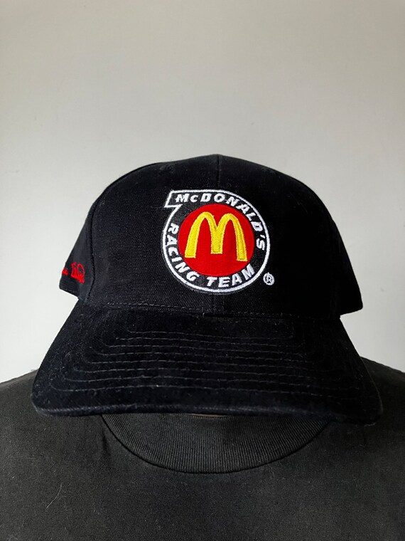 Deadstock Bill Elliott Mcdonalds Ford Crew Snapback Hat 90’s