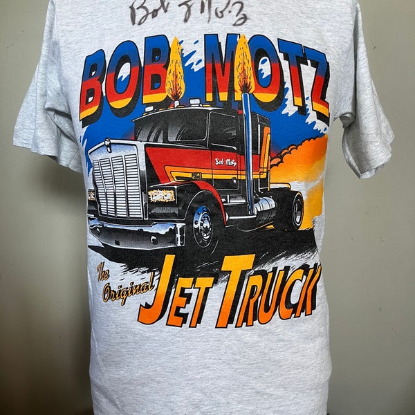 Rare Bob Motz Original Jet Truck T-Shirt S 90’s