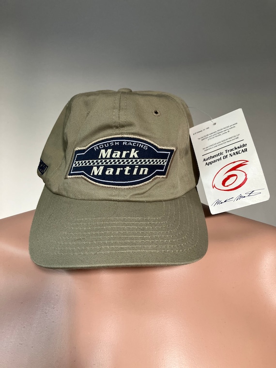 Deadstock Mark Martin Patch Strapback Hat 90’s - image 1