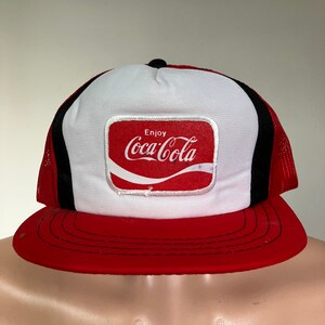 Deadstock Coca Cola Patch Mesh Snapback Hat 80’s