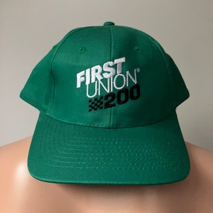 NASCAR BGN First Union 200 Nazareth Snapback Hat lata 90.