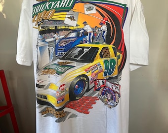 1998 Brickyard 400 Starting Lineup T-Shirt L