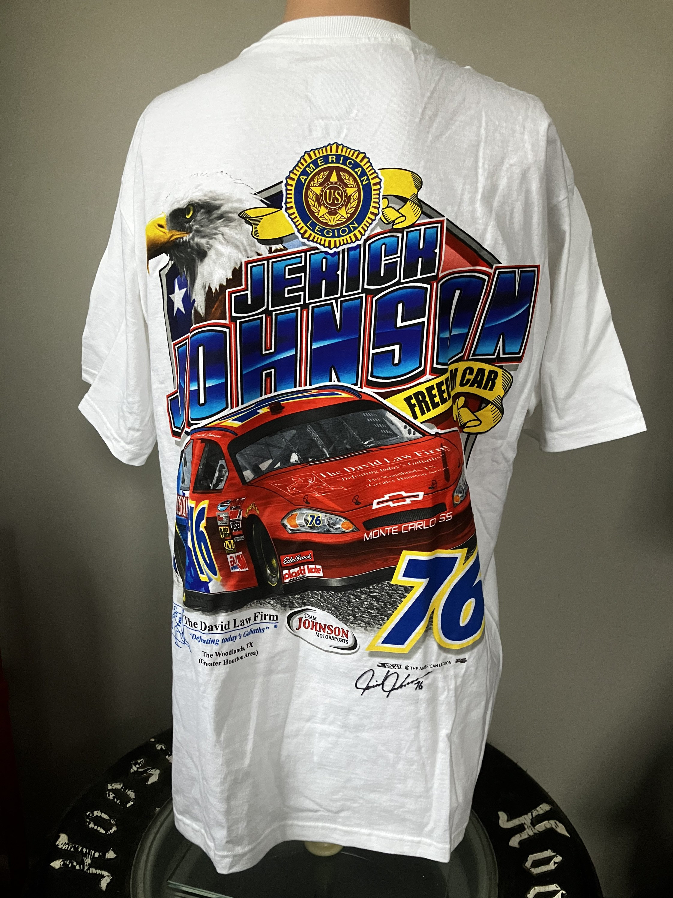 Deadstock Jerick Johnson American Legion Chevy T-shirt L