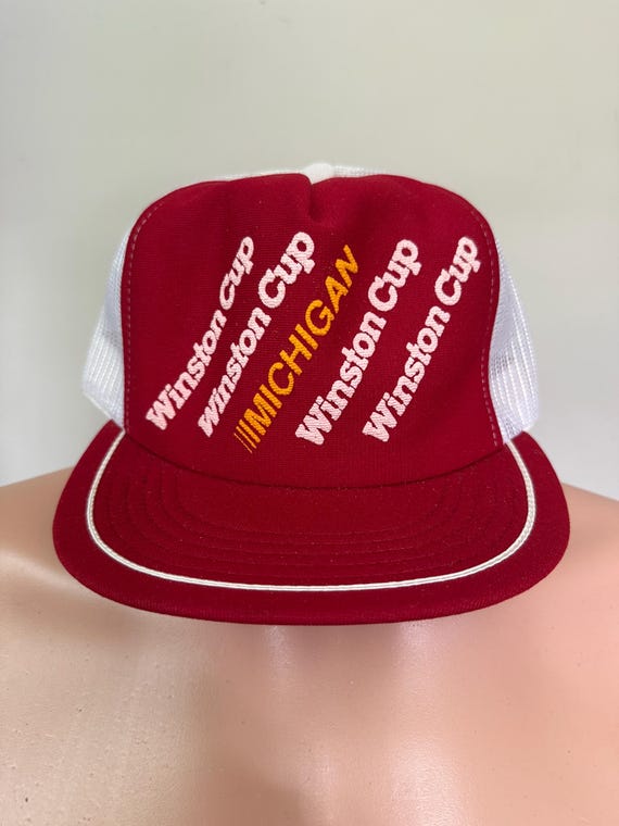 Deadstock Winston Cup Series Michigan Mesh Hat 80’s
